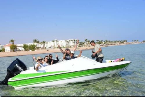 Private speedboat to Tiran Island area Snorkel